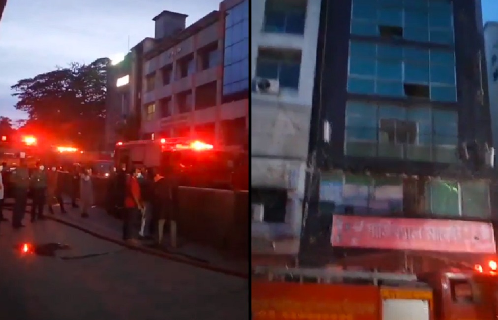 নিয়ন্ত্রণে এসেছে তোপখানা রোডের আগুন