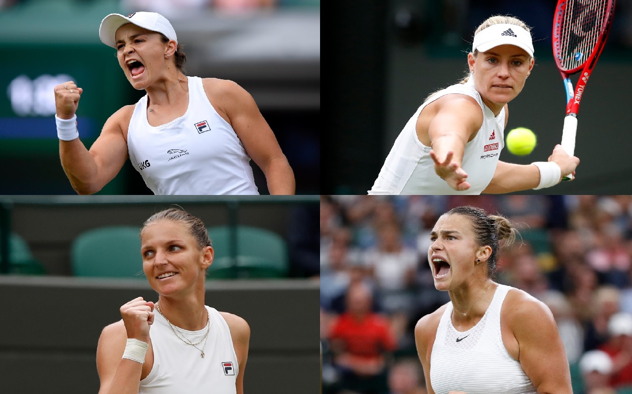 উইম্বলডনের নারী এককের সেমিতে তিন নতুন মুখ