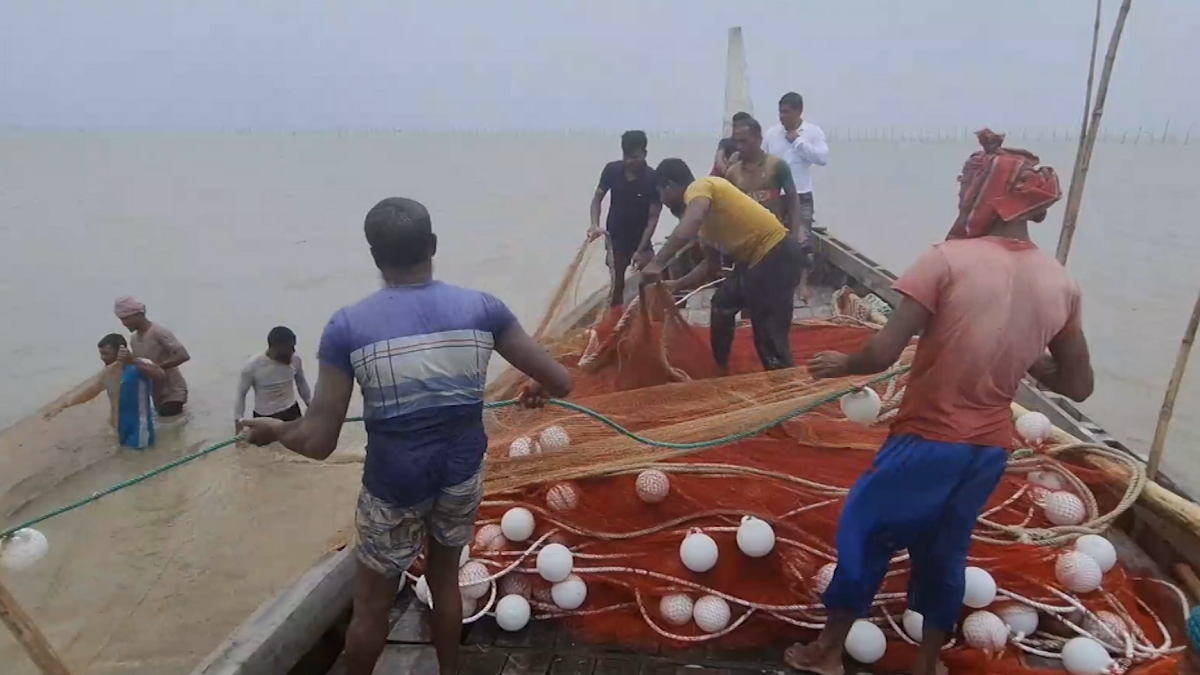 দুই মাস পর ইলিশ ধরতে নেমেছেন জেলেরা