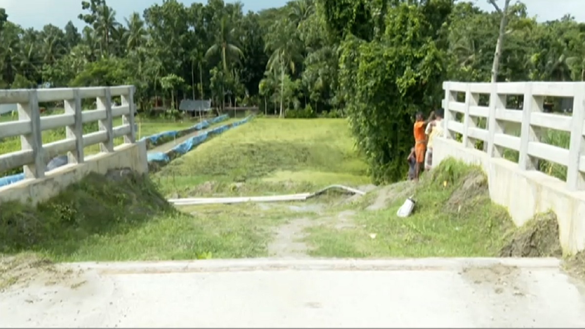 ব্রিজ আছে, নেই ওঠার রাস্তা