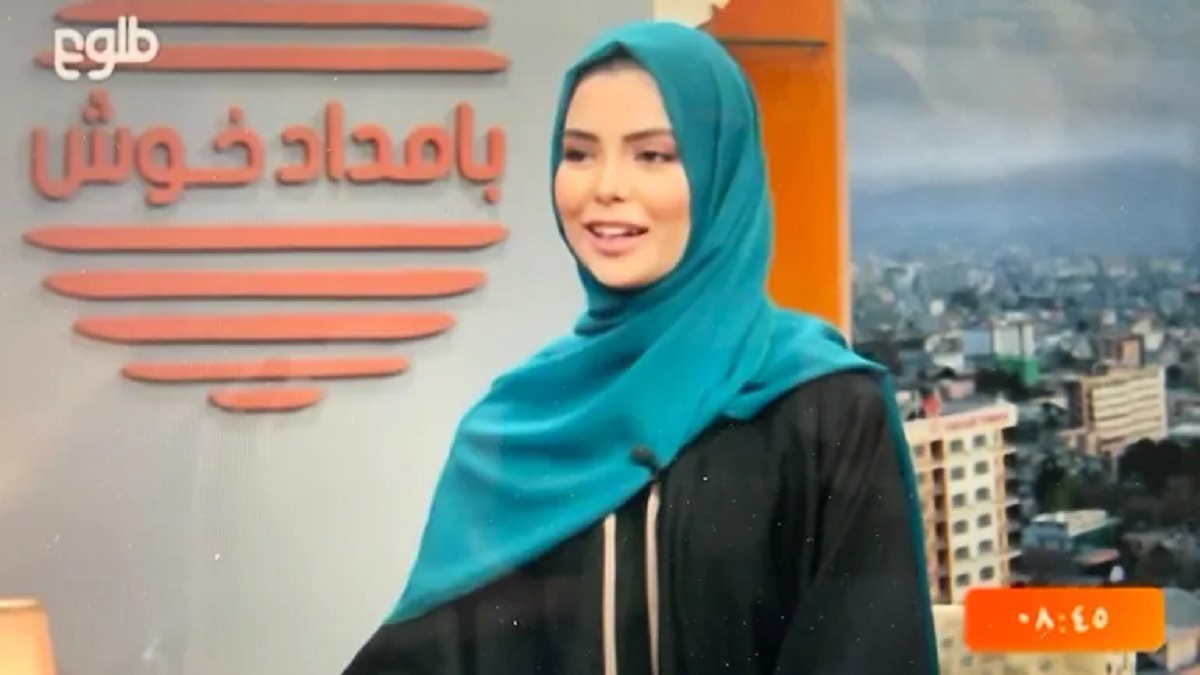 তালেবান জমানাতে আফগান টিভিতে ফের নারী উপস্থাপক