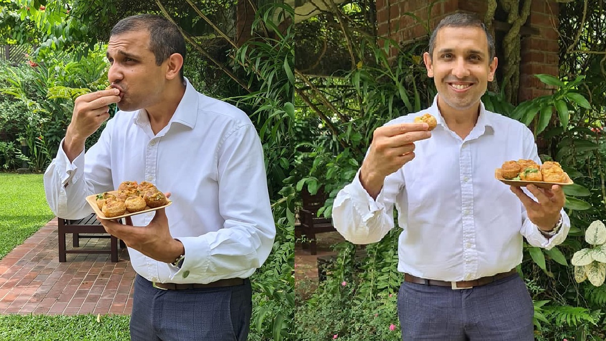 ফুচকা খেয়ে উচ্ছ্বসিত ব্রিটিশ ডেপুটি হাইকমিশনার