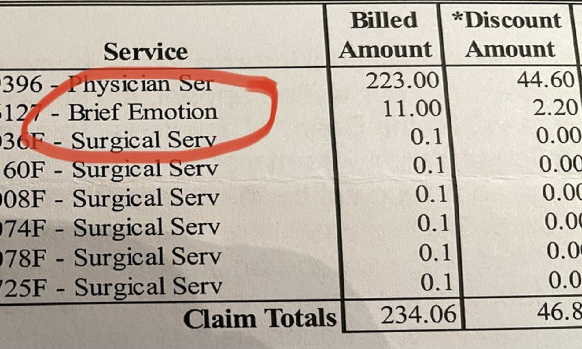 হাসপাতালে কান্নার বিল হাজার টাকা!