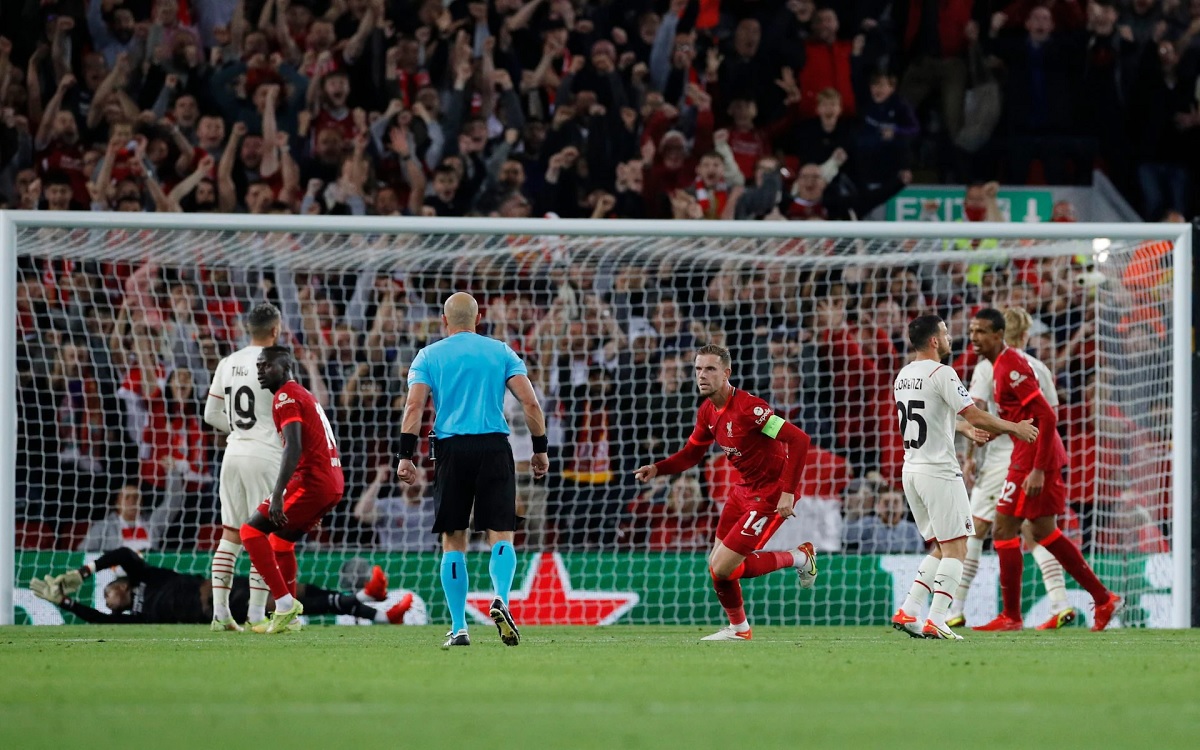 অ্যানফিল্ডে ক্ল্যাসিক লিভারপুল-এসি মিলান থ্রিলার