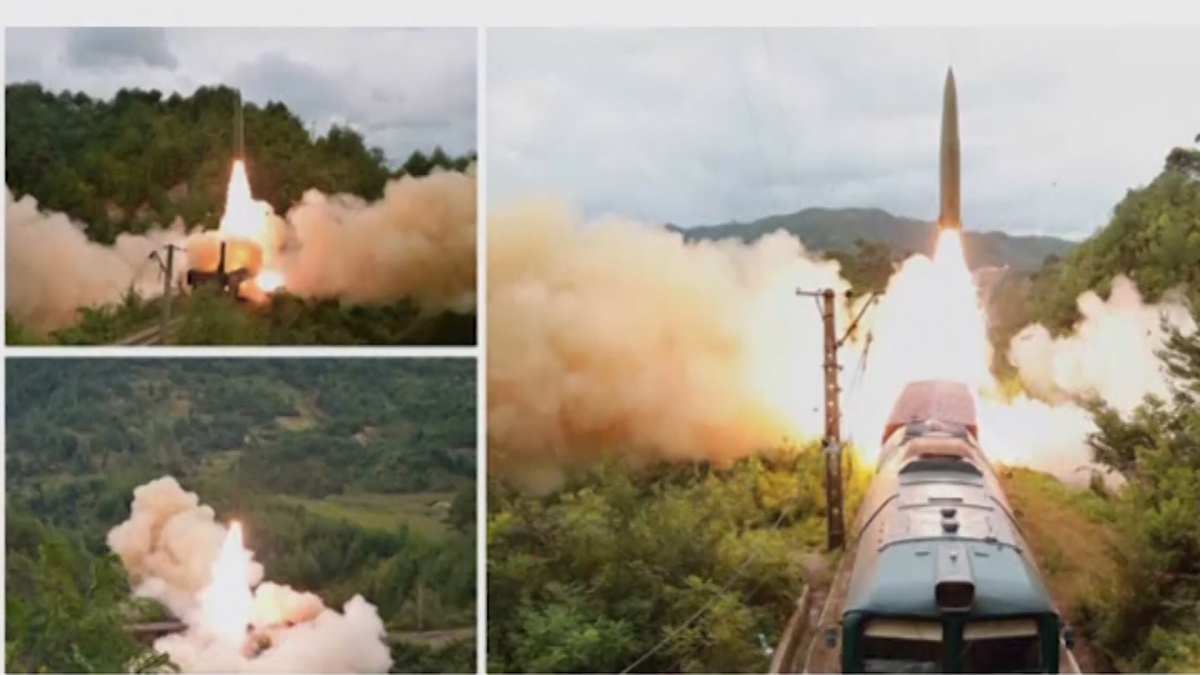 এবার ট্রেন থেকে ক্ষেপণাস্ত্র ছুড়লো উত্তর কোরিয়া