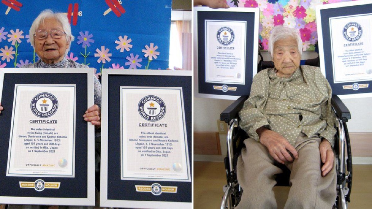 বিশ্বের সবচেয়ে ‘বয়স্ক যমজ’র তকমা পেলেন জাপানের দুই বৃদ্ধা, বয়স কত জানেন?