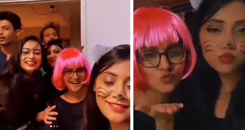 উদ্ভট সাজে মিথিলার হ্যালোইন পালন, সাথে ছিলেন অর্ণবও