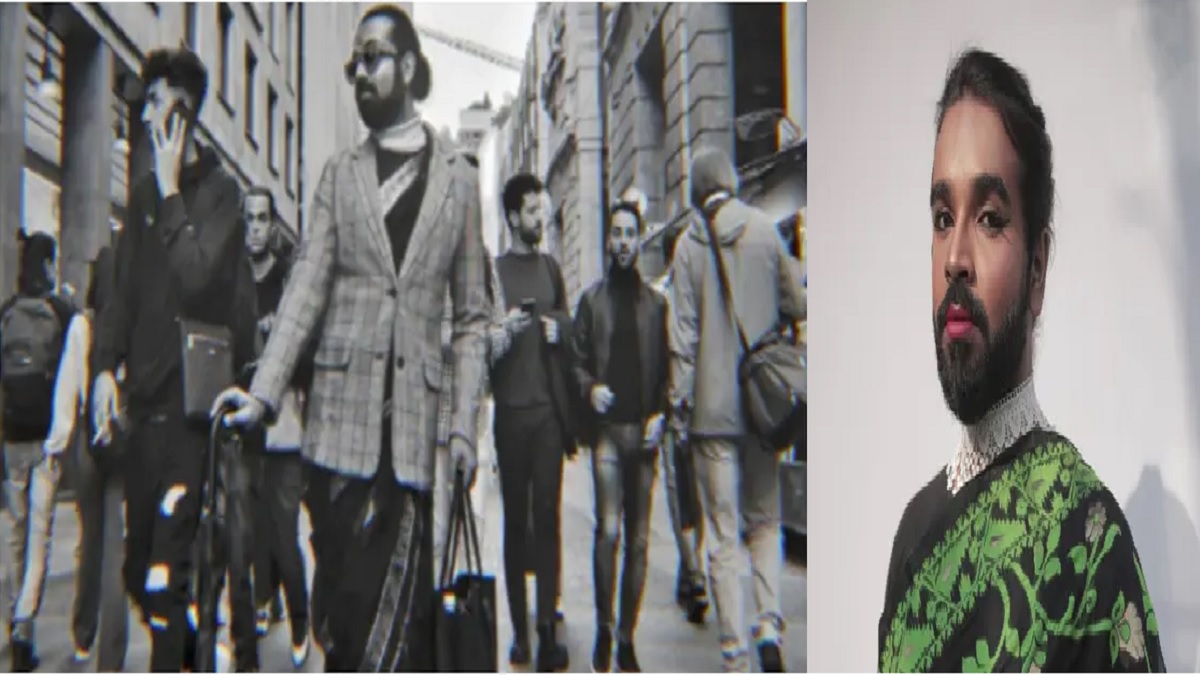 মায়ের অপমানে শাড়ি পরে জবাব দেয়া সেই যুবক আবারও ভাইরাল