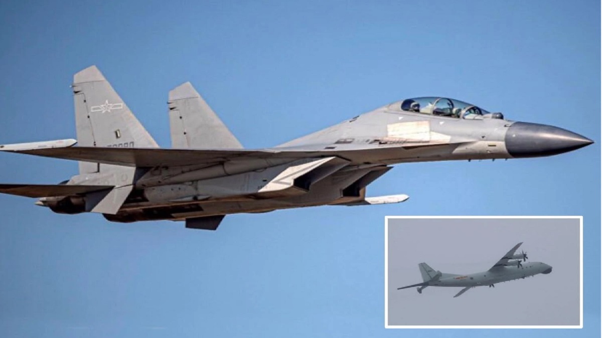 তাইওয়ানের আকাশসীমায় ২৫ যুদ্ধবিমান উড়িয়ে চীনের মহড়া