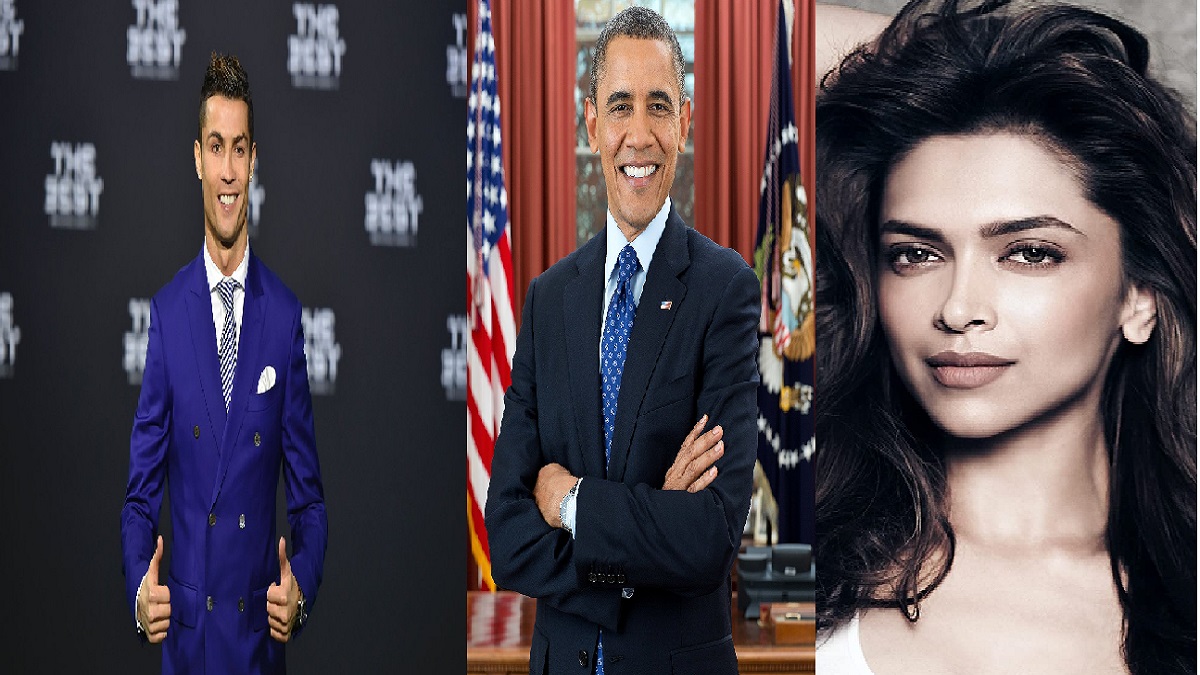 ওবামা ও রোনালদোর সাথে একই তালিকায় দীপিকা