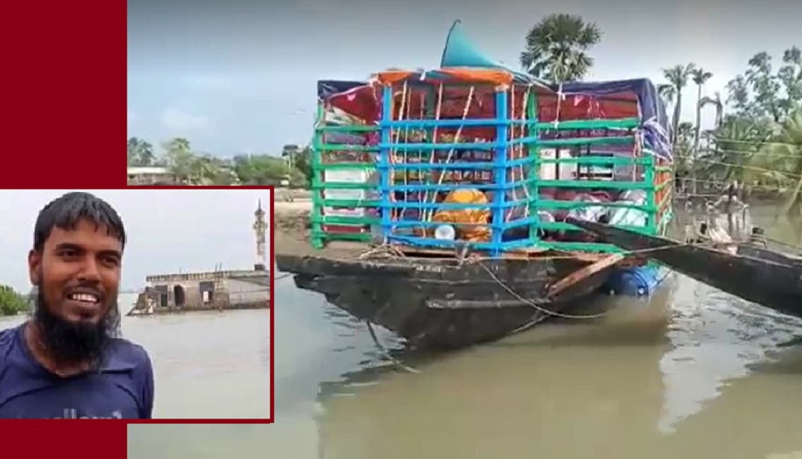 সাতক্ষীরায় ভাইরাল হওয়া সেই ইমাম এবার পেলেন ভাসমান মসজিদ