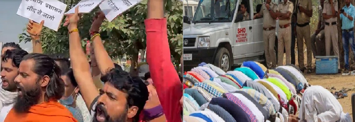 ভারতে প্রকাশ্যে নামাজ আদায়ের বিরুদ্ধে বিক্ষোভ, আটক ৩০