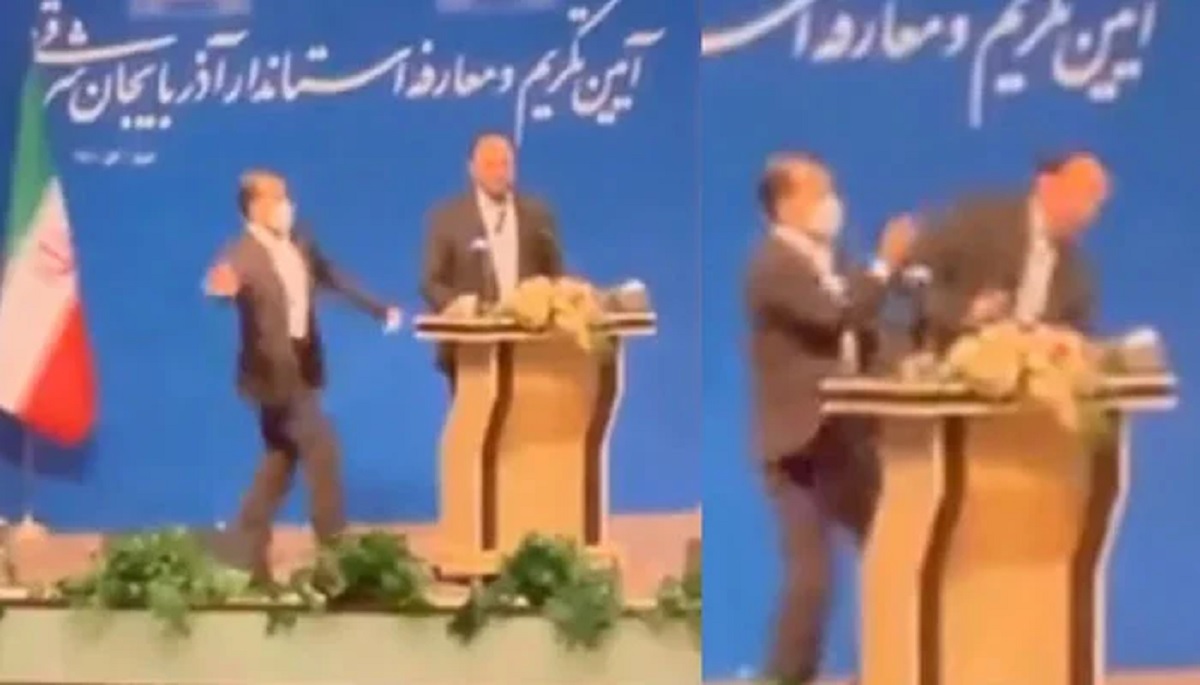 ইরানে জনসম্মুখে গভর্নরকে চড়