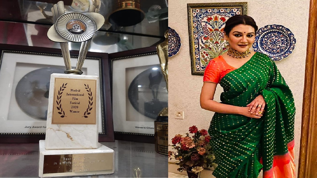 আন্তর্জাতিক সেরা নারী অভিনয়শিল্পীর পুরস্কার পেলেন জয়া আহসান