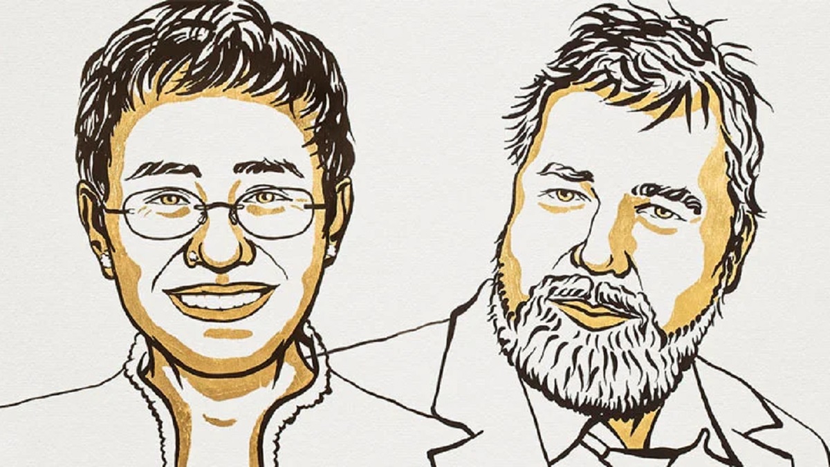 শান্তিতে নোবেল পেলেন দুই সাংবাদিক