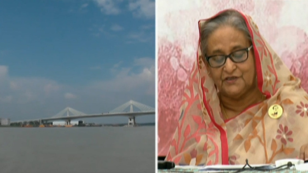 পায়রা সেতু উদ্বোধন করলেন প্রধানমন্ত্রী