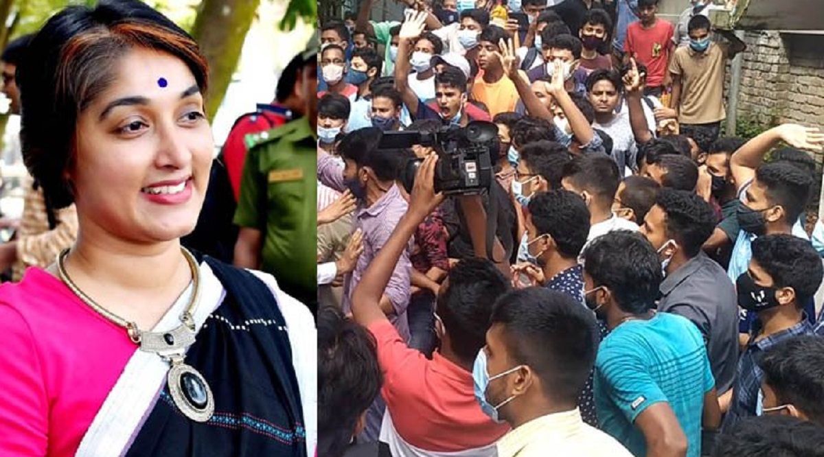 শিক্ষামন্ত্রীর আশ্বাসে রবীন্দ্র বিশ্ববিদ্যালয়ে অবরোধ শিথিল