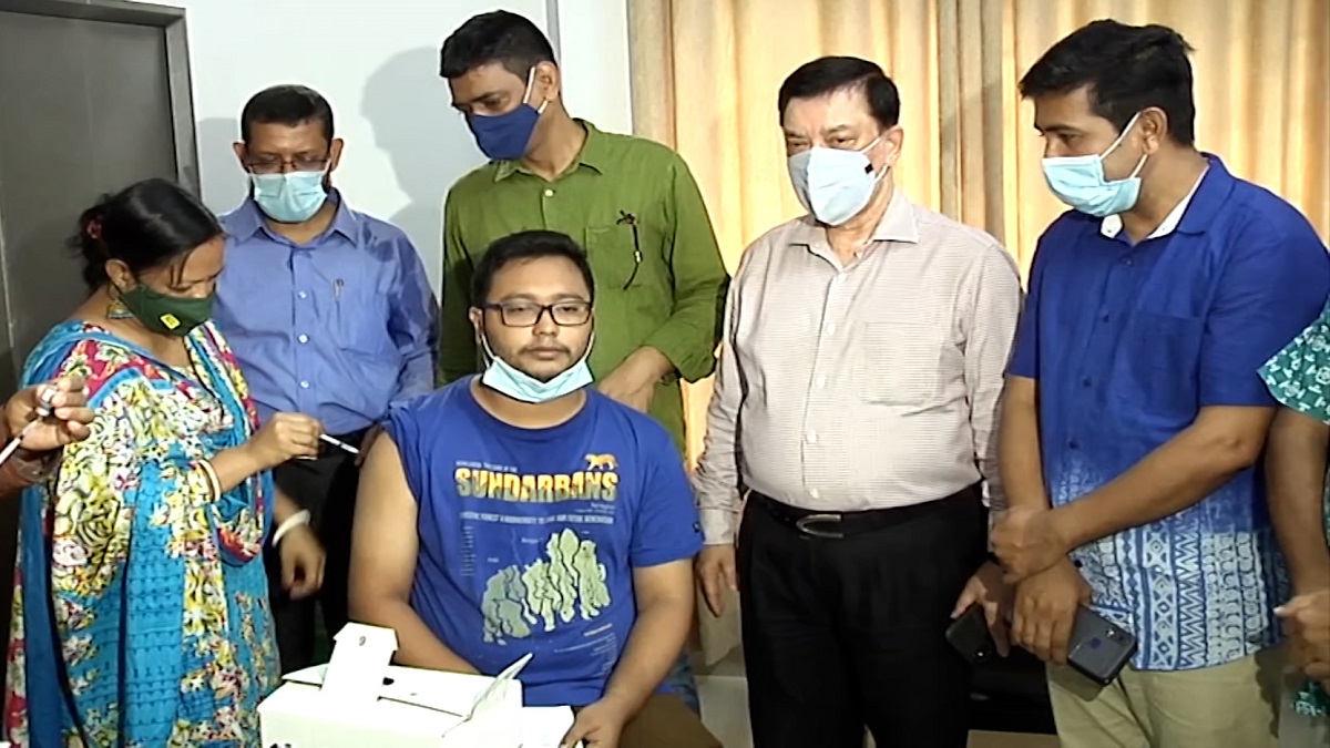 করোনা টিকা দেয়া শুরু হলো সাস্টেও