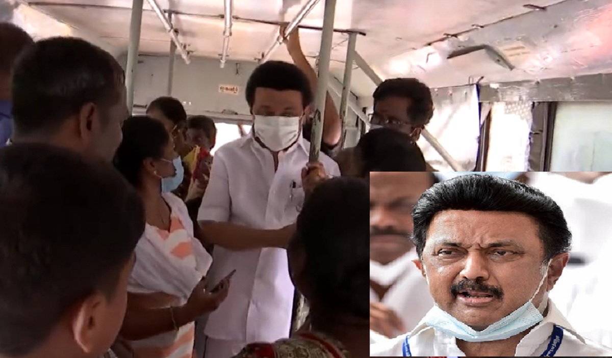 নিজের গাড়ি ছেড়ে হঠাৎ মহিলা বাসে চড়ে বসলেন মুখ্যমন্ত্রী (ভিডিও)