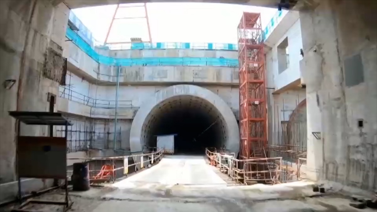 দৃশ্যমান হচ্ছে বঙ্গবন্ধু টানেল