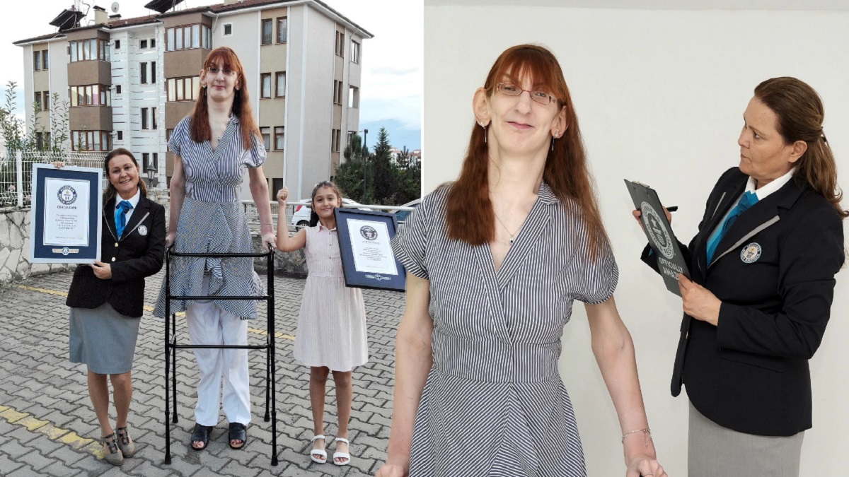 বিশ্বের উচ্চতম নারীর মর্যাদা পেলেন তুরস্কের রুমেইসা