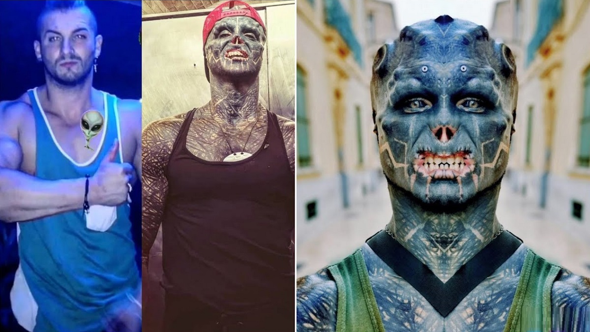 নিজেকে ‘এলিয়েন’ দেখাতে শরীরের সাথে কী করেননি এই ভদ্রলোক!