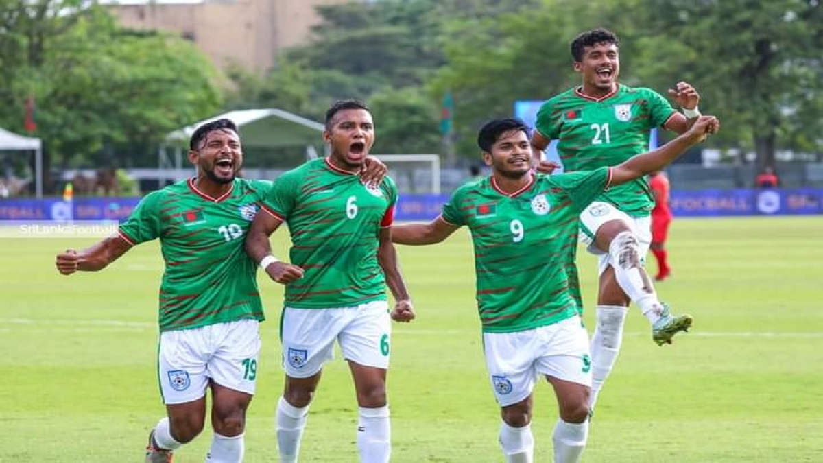 জামাল-তপু’র গোলে দেড়যুগ পর মালদ্বীপকে হারালো বাংলাদেশ