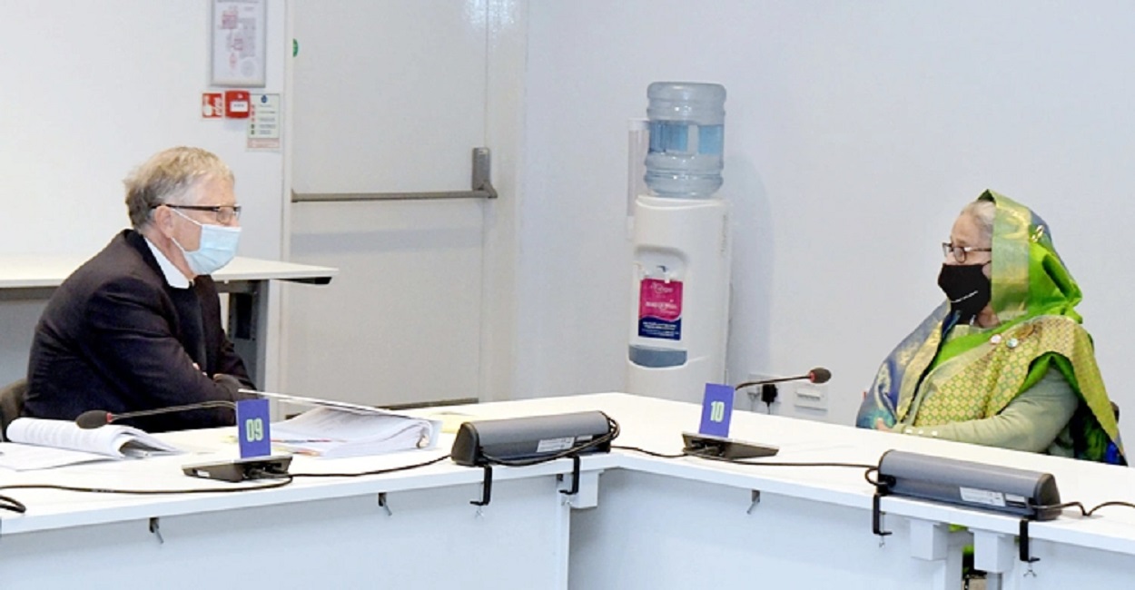 প্রধানমন্ত্রীর সাথে বিল গেটসের বৈঠক; বাড়াতে চান কাজের ক্ষেত্র