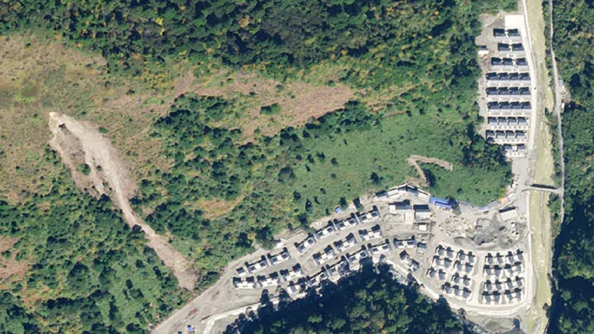 স্যাটেলাইটে ধরা পড়লো অরুণাচল সীমান্তে চীনের ছিটমহল নির্মাণের ছবি