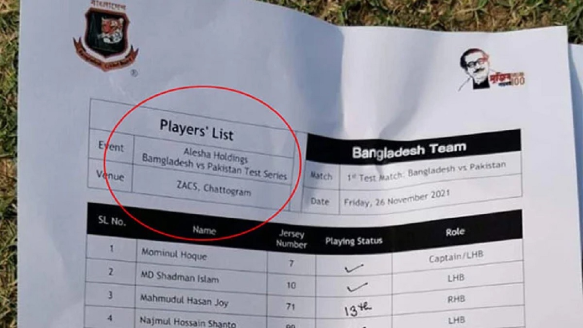 এবার বাংলাদেশ বানানও ভুল লিখলো বিসিবি