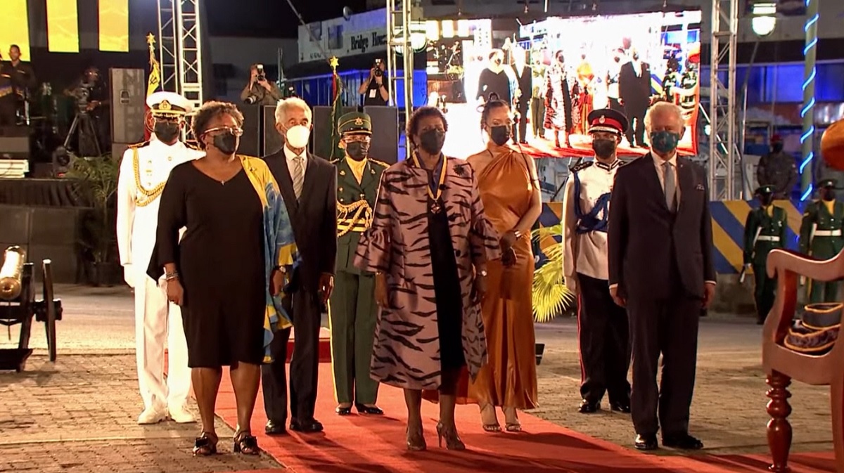 বারবাডোজে ব্রিটিশ অধ্যায়ের সমাপ্তি