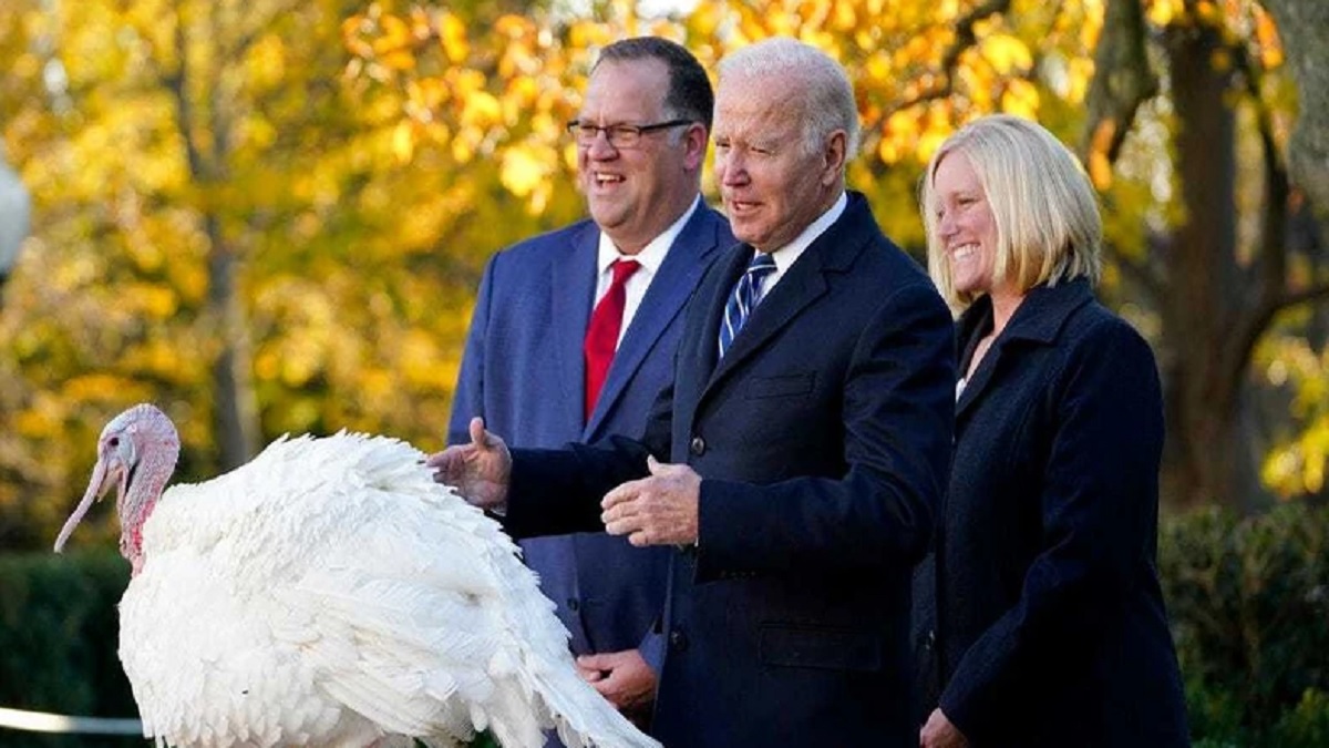 দুটি বনমোরগকে অব্যাহতি দিলেন জো বাইডেন