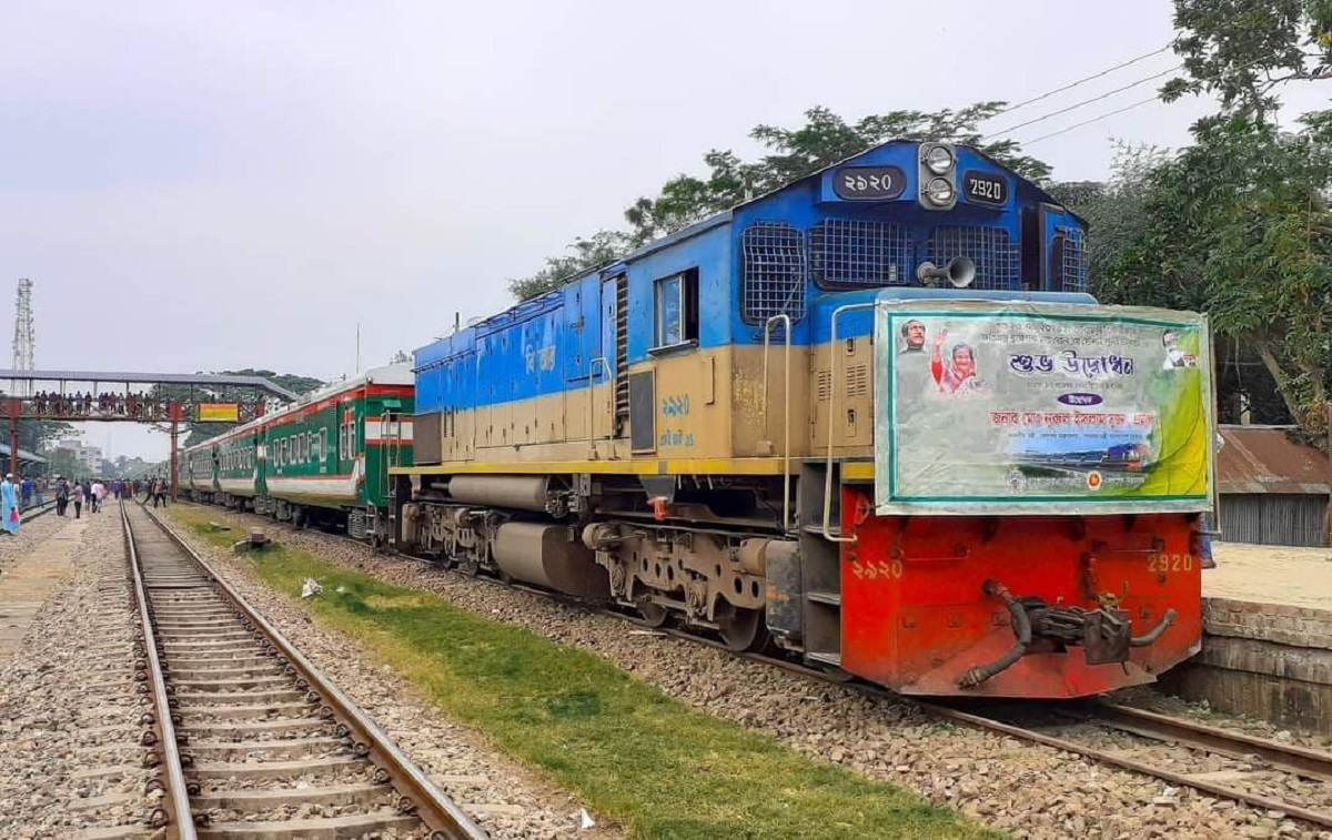 হেফাজত তাণ্ডবের ৭ মাস পর চালু ব্রাহ্মণবাড়িয়া রেলওয়ে স্টেশন