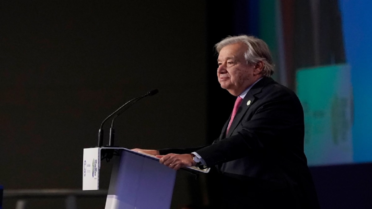 আমরা নিজেরাই নিজেদের কবর খুঁড়ছি: অ্যান্টোনিয়ো গুতেরেস