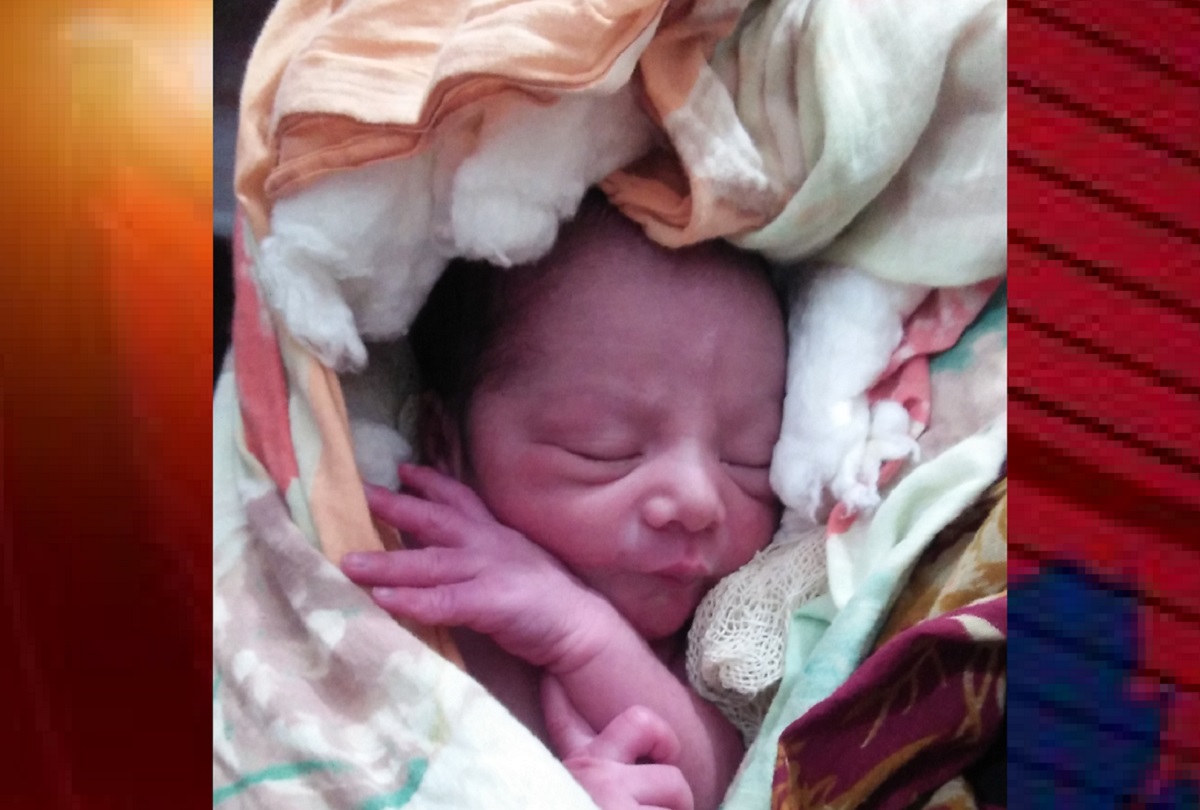 নেত্রকোণায় ধানক্ষেত থেকে এক নবজাতক উদ্ধার