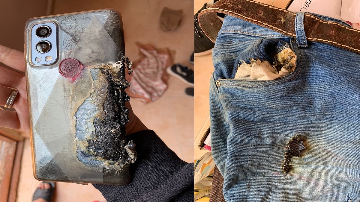 এবার প্যান্টের পকেটে বিস্ফোরিত হলো ওয়ানপ্লাসের ফোন