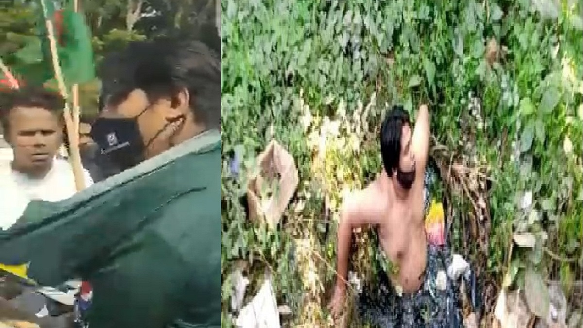 পাকিস্তানের জার্সি পরে খেলা দেখতে আসায় ধাওয়া দিয়ে ডোবায় ফেললো জনতা!