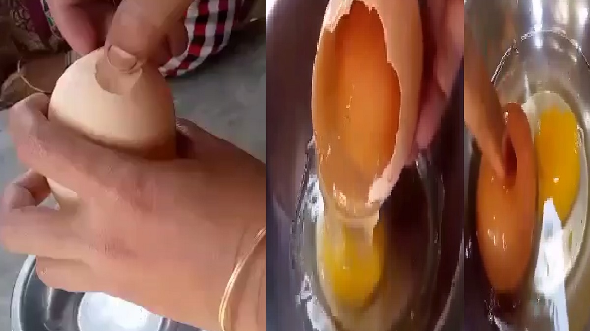 সাতক্ষীরায় ডিমের ভেতরে মিললো আরেকটি ডিম
