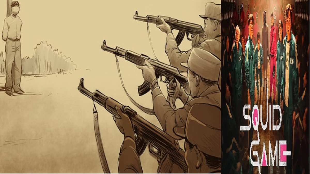 স্কুইড গেম দেখায় একজনের মৃত্যুদণ্ড