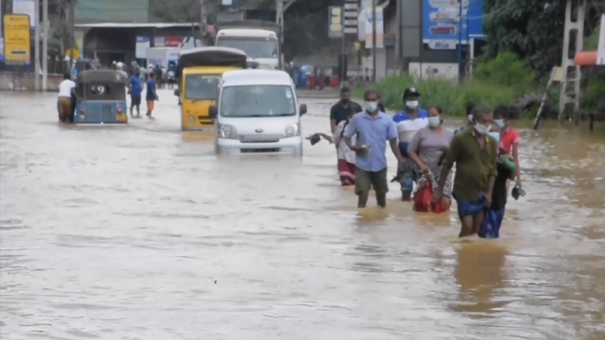 শ্রীলঙ্কায় ভয়াবহ বন্যা, প্রাণহানি অন্তত ২৫