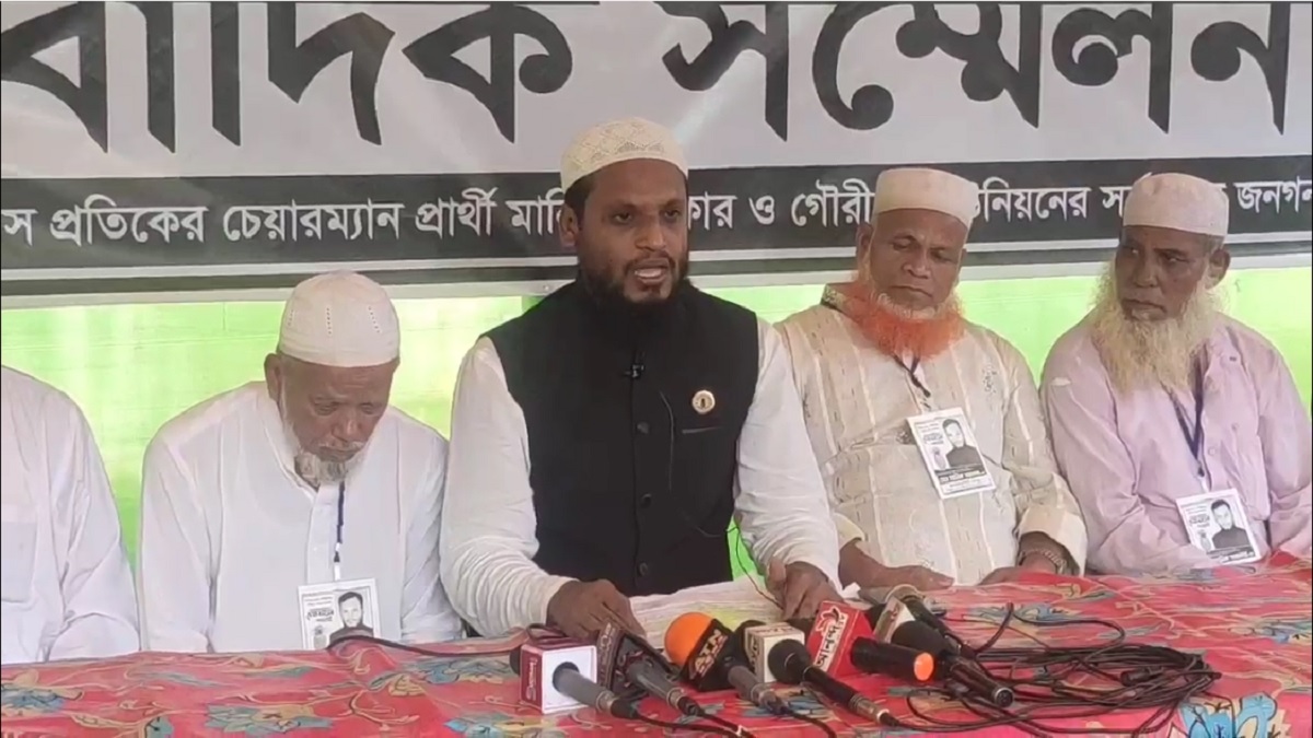 কুমিল্লায় ইউপি নির্বাচনে প্রাণনাশের হুমকি ও মিথ্যা মামলার প্রতিবাদে সংবাদ সম্মেলন