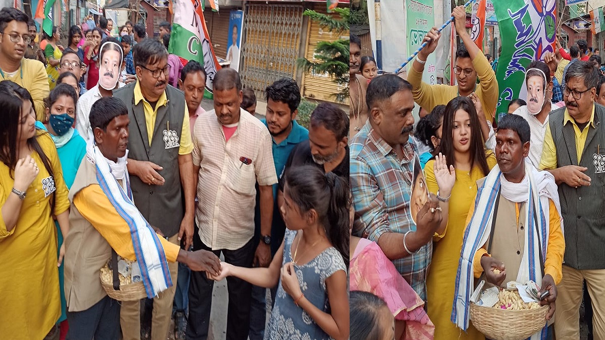 কাঁচা বাদাম গান গেয়ে মমতার নির্বাচনী প্রচারণায় ভুবন!