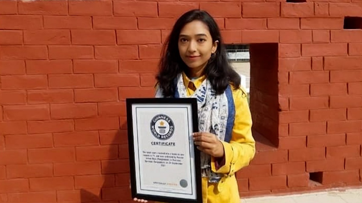 গিনেস বুকে বাংলাদেশি ‘কয়েন গার্ল’