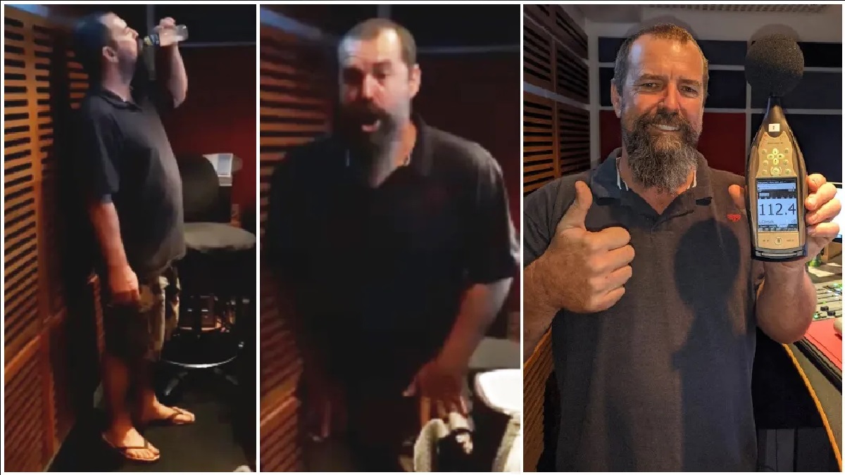 জোরে ঢেকুর তুলে বিশ্বরেকর্ড