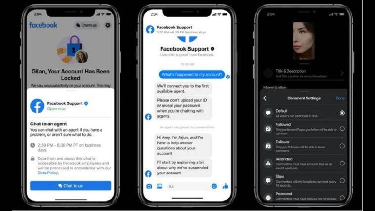 ফেসবুক অ্যাকাউন্ট লক? চিন্তা নেই, আসছে লাইভ চ্যাট সাপোর্ট