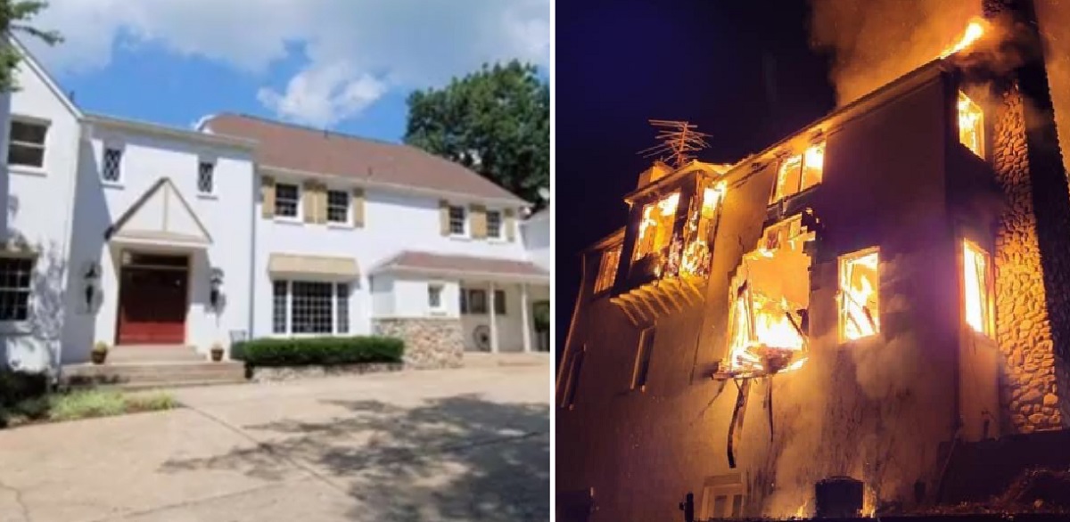 কয়েক কোটি টাকা দামের বাড়ি ভষ্মিভূত করলেন গৃহকর্তা! (ভিডিও)
