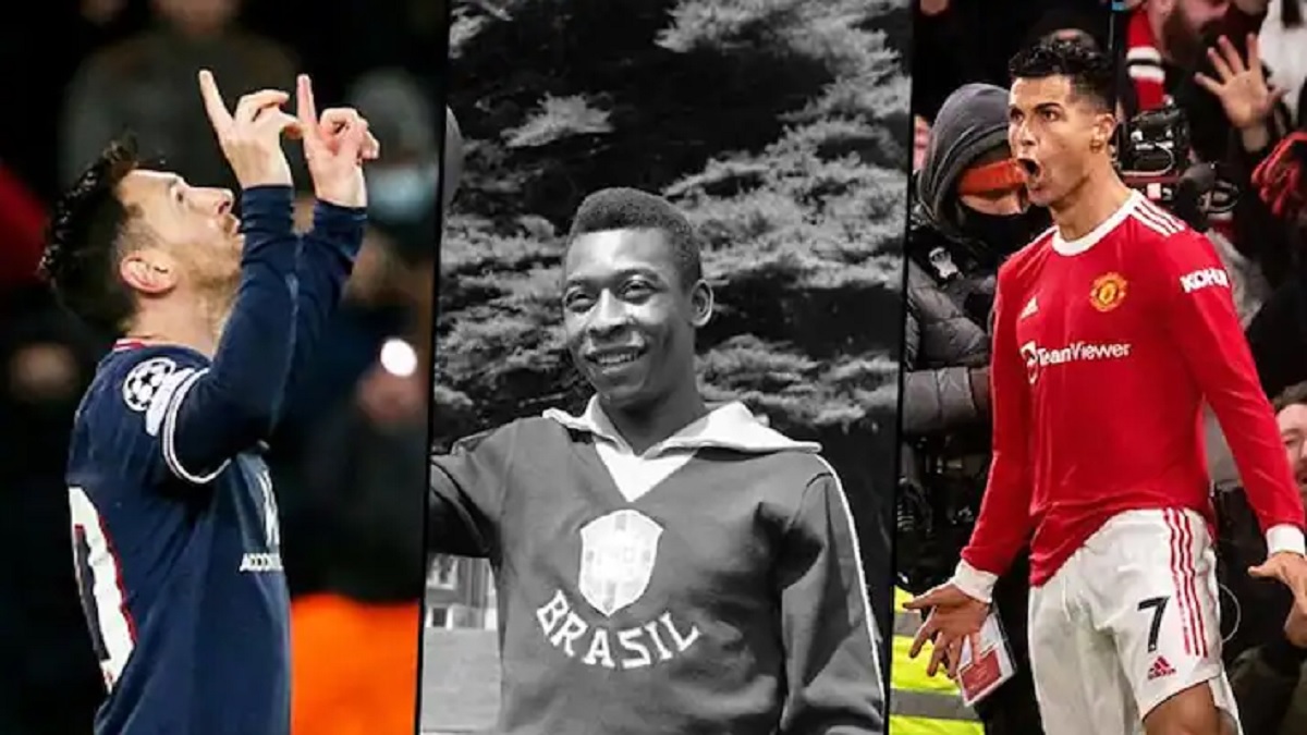 পেলের রেকর্ড ভেঙে রোনালদোর রেকর্ডে ভাগ বসালেন মেসি