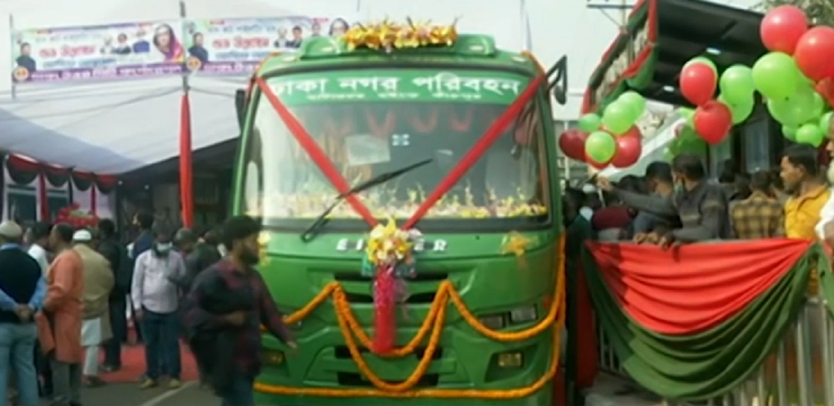 পরীক্ষামূলকভাবে চালু হলো ঢাকা নগর পরিবহন, চলবে ঘাটারচর থেকে কাঁচপুর