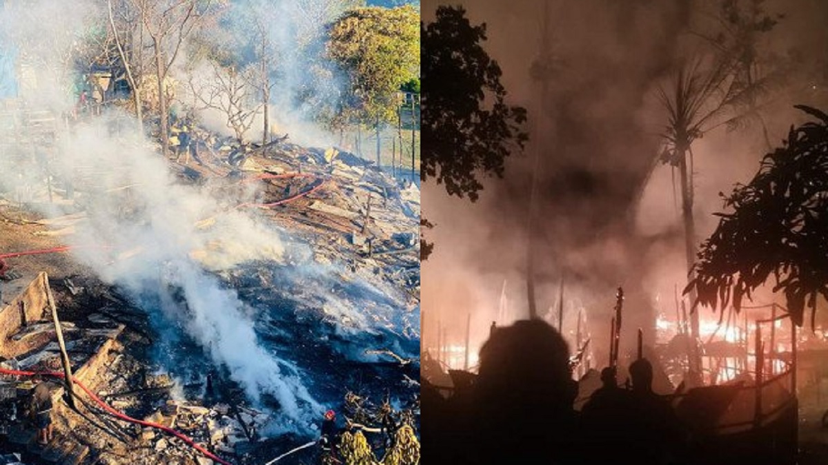 সাজেকে অগ্নিকাণ্ড; পুড়ে গেছে তিনটি কটেজ