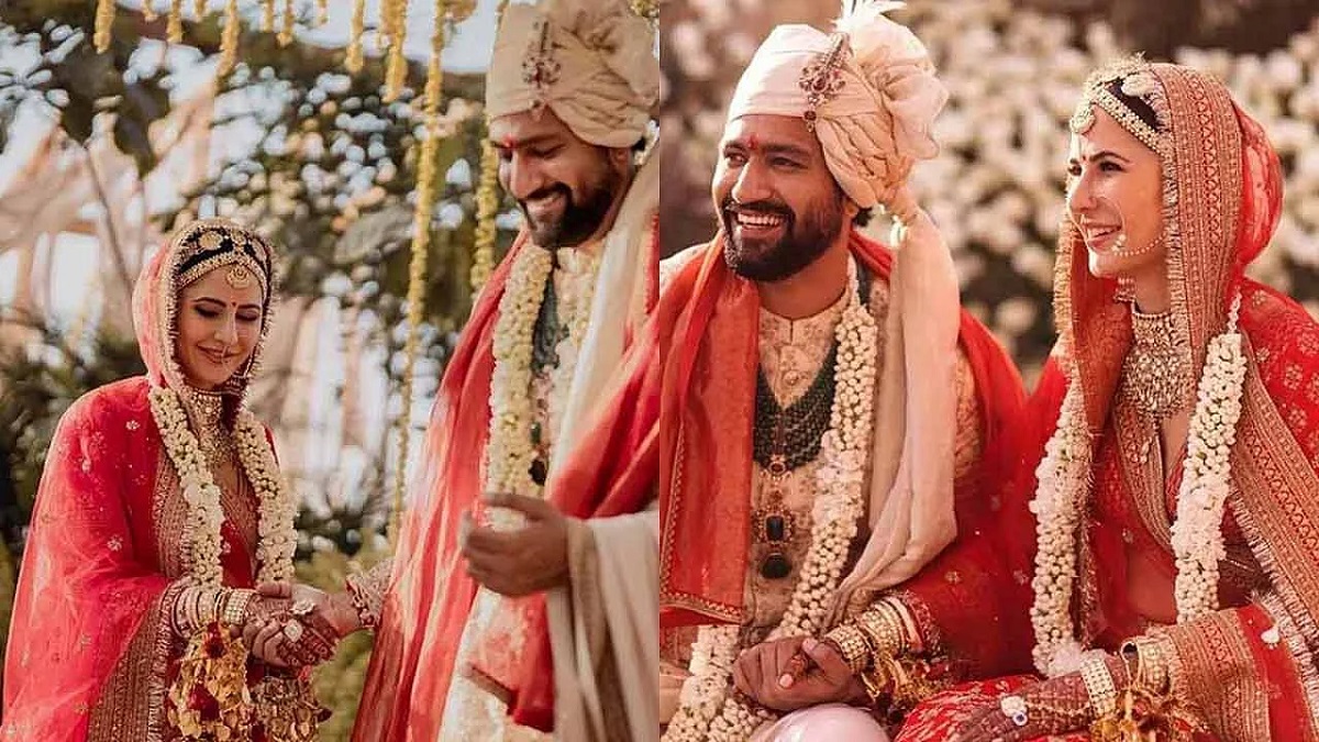 সোনায় মোড়ানো ক্যাটরিনার বিয়ের লেহেঙ্গা, দাম কত জানেন?